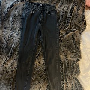 urban outfitters, BDG, black/gray straight leg jeans